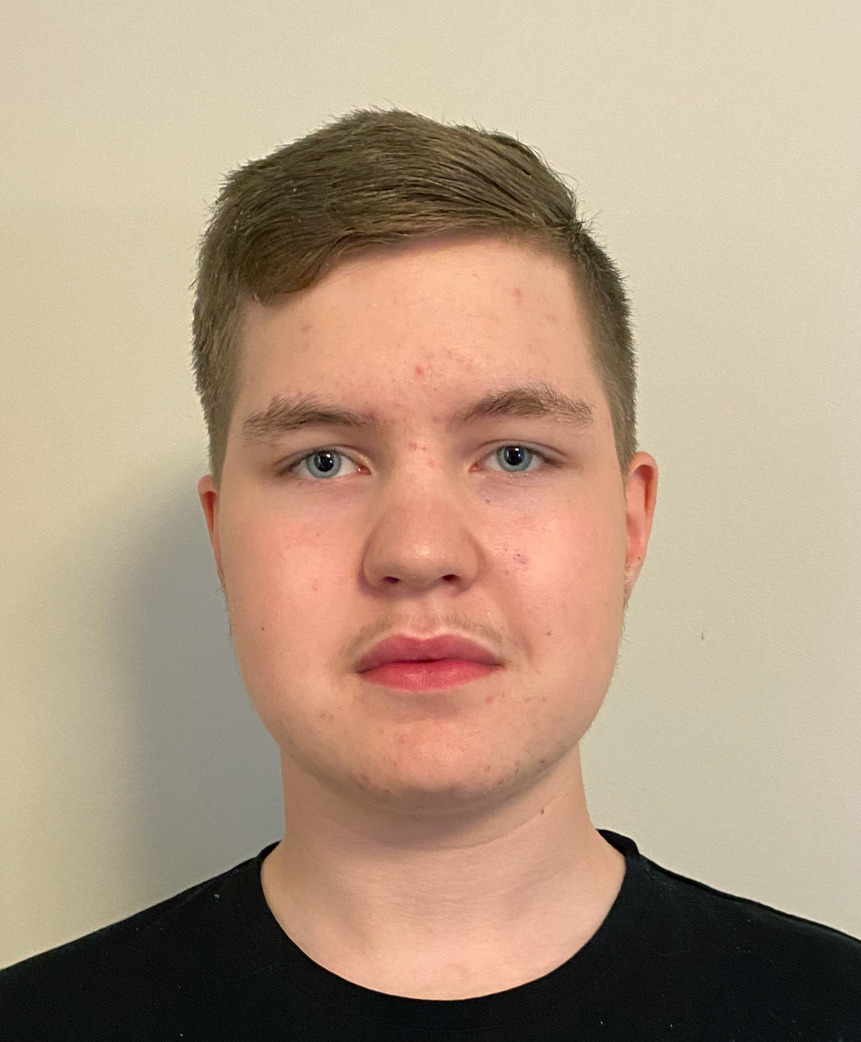 A headshot of me, a teenage boy